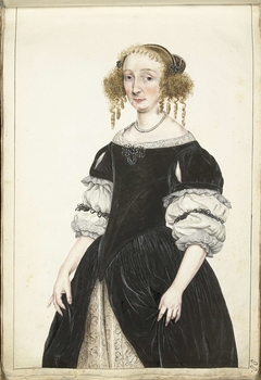 Portret van Petronella de Waert by Gesina ter Borch