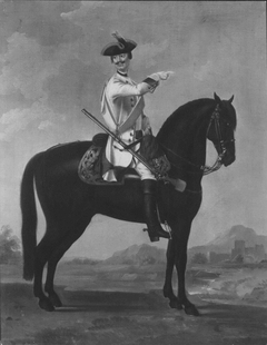 Private, Regiment of horse 4A "Schulzen" by David Morier