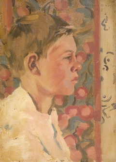 Profile Portrait of a Boy by Denman Ross
