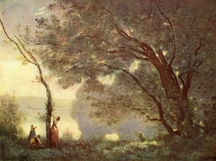 Recollection of Mortefontaine by Jean-Baptiste-Camille Corot