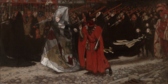 Richard, Duke of Gloucester, and the Lady Anne by Edwin Austin Abbey