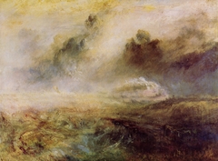 Rough Sea with Wreckage by J. M. W. Turner