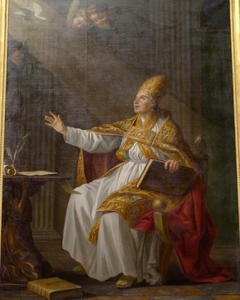 Saint Grégoire Le Grand, pape by Joseph-Marie Vien