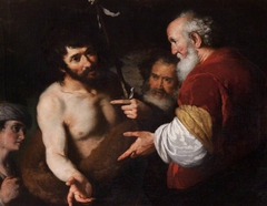 Saint John the Baptist interrogated about Christ