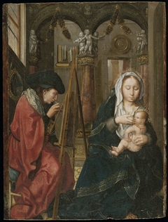 Saint Luke painting the Virgin