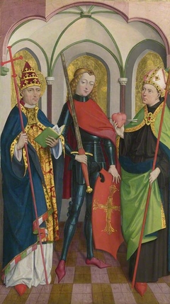 Saints Gregory, Maurice and Augustine by Master of Liesborn
