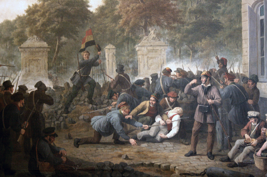 Scene of the Belgian Revolution
