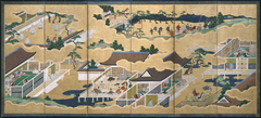 Scenes from the Tale of Genji by Kanō Tsunenobu