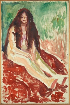 Seated Nude by Edvard Munch