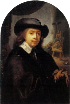 Self-portrait with Easel