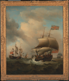 Shipping in a Choppy Sea by Samuel Scott
