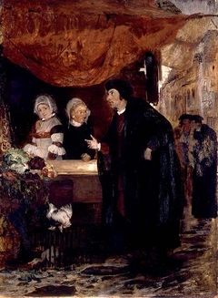 Sigbrit Willoms and Dyveke Sigbritsdatter by Eilif Peterssen