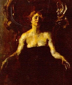 Signora in poltrona by Giuseppe Amisani