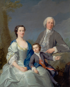 Sir Robert and Lady Smyth with Their Son, Hervey by Anonymous