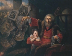 Sketch for ‘The Conjuror’ by Nathaniel Hone the Elder