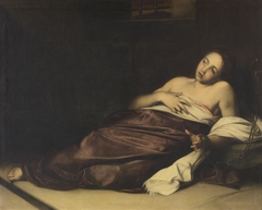St Agatha in her cell