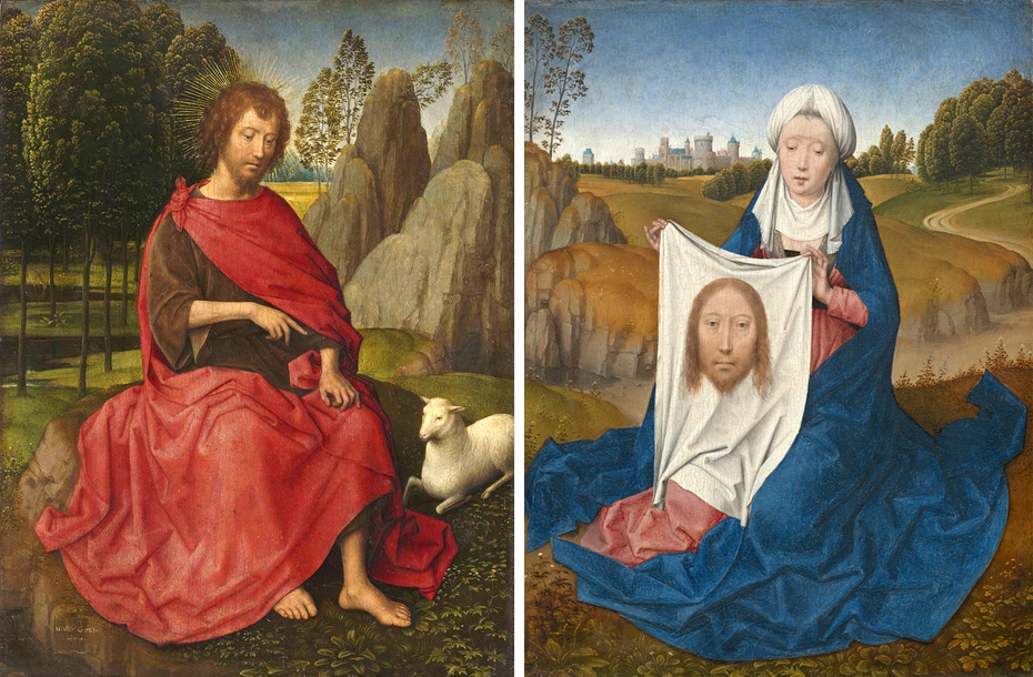 St John the Baptist and Veronica Diptych