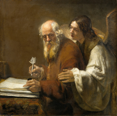 St. Matthew and the Angel by Karel van der Pluym