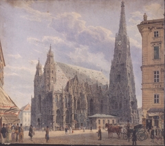 St. Stephen's Cathedral in Vienna (1831-32 version) by Rudolf von Alt