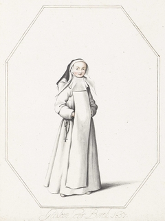 Staande non by Gesina ter Borch