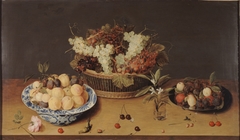 Still-life of fruit and flowers by Isaak Soreau