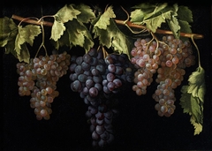 Still Life with four Bunches of Grapes by Juan Fernández el Labrador