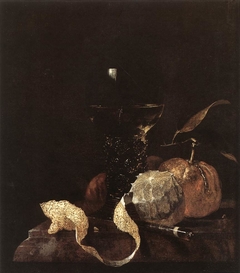 Still-Life with Lemon, Oranges and Glass of Wine