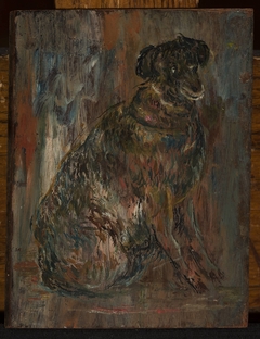 Study of a dog (Malina) by Tadeusz Makowski