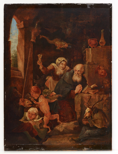 Temptation of St. Anthony by David Teniers the Younger