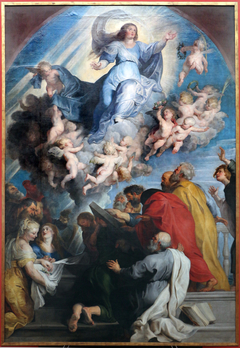 The assumption of the Virgin by Peter Paul Rubens