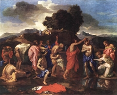 The Baptism of Christ by Nicolas Poussin