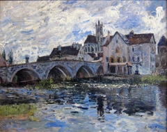 The Bridge at Moret by Alfred Sisley