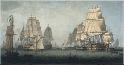 The British Fleet Forming a Line off Algiers