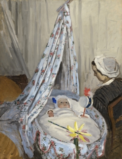 The Cradle - Camille with the Artist's Son Jean by Claude Monet
