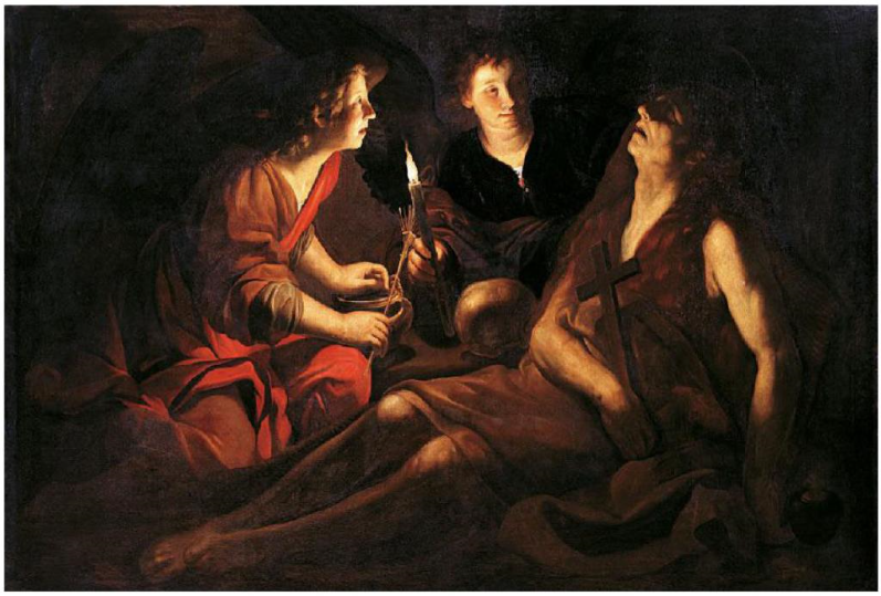The death of Saint Mary Magdalene