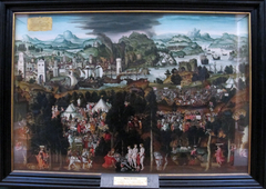 The Destruction of Troy and the Judgment of Paris by Matthias Gerung