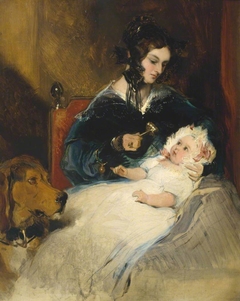 The Duchess of Abercorn and Child by Edwin Henry Landseer