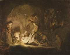 The Entombment of Christ by Rembrandt