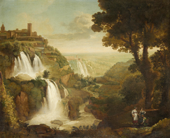 The falls at Tivoli by Jacob Philipp Hackert