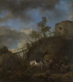 The Farrier by Philips Wouwerman