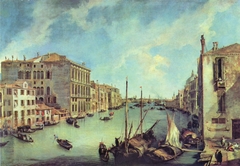 The Grand Canal from San Vio, Venice by Canaletto