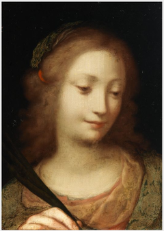 The Head of Saint Catherine the Martyr by Antonio da Correggio