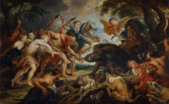The hunt of Meleagros and Atalante by Peter Paul Rubens