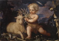 The Infant Saint John the Baptist with the Lamb by Francisco Ignacio Ruiz de la Iglesia