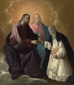 The Mystic Marriage of Saint Catherine of Siena by Francisco de Zurbarán