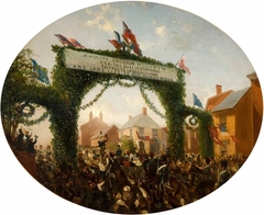The Opening of Calthorpe Park 1857 by Samuel Lines