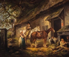 The Public House Door by George Morland