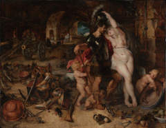 The Return from War: Mars Disarmed by Venus by Peter Paul Rubens
