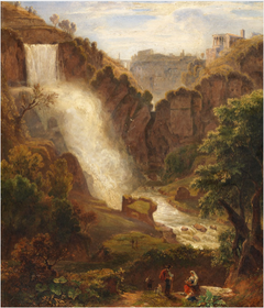 The Waterfall, Tivoli outside Rome by Unknown Artist