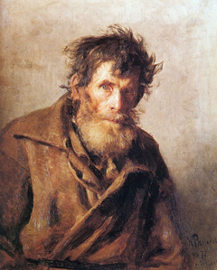 Timid man by Ilya Repin